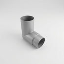 Flush Joint Aluminium Downpipe Bends 63mm Diameter — RAL 9006 / 92.5 Deg