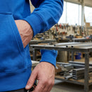 Crew Neck Work Sweatshirt Cotton Blend - True Blue (view 2)