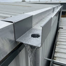 Aluminium Box Gutter Outlet 63mm Diameter 135 x 100mm