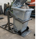 240 litre galvanised steel wheelie bin