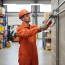 Rosy Brown Premium Heavyweight Boilersuit - Orange with Concealed Zip