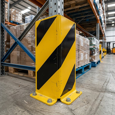 400 x 160 x 5mm Right Angle Pallet Racking Protector Steel