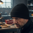 Dark Slate Gray Premium Beanie Hat with Microfibre Technology for Winter Warmth