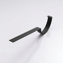 130mm Aluminium Gutter Top Rafter Bracket — Textured Black