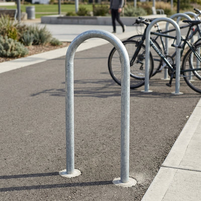 48mm hoop barrier mild steel root-fixed