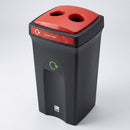 100 Litre Recycling Bin with Twin Hole Aperture (view 2)