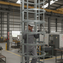 Dim Gray Professional Access Ladder Cage Straps Set of 5 - Upper & Lower Straps with Required Bolts and Components