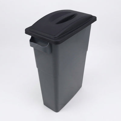 70 litre general waste bin with handles and overhanging lid