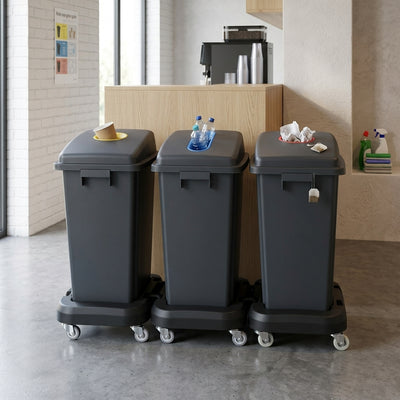 60 Litre Indoor Recycling Bin Station – Compact Waste Segregation