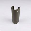 76mm Diameter Aluminium Downpipe Access Plate — RAL 7022