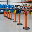 Dark Gray Premium Post & Base Cap for Seamless Barrier Solutions