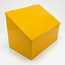 551 Litre Galvanised Steel Storage Unit with Sloping Lid (view 2)