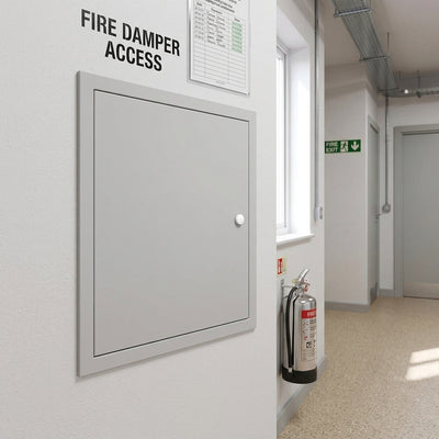 1hr Fire Rated Metal Access Panel 30DB - Anti-Bacterial & Airtight