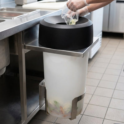 50 Litre Grey Base Plastic Bin with Colour-Coded Lids