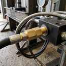 3/8" BSP Male x Female Brass Swivel Coupling, 280 Bar