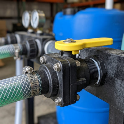 2" Stubby Polypropylene Ball Valve – Female & Male Thread