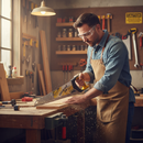 Dark Olive Green Premium 20" Universal Saw - 7 TPI for Wood Cutting