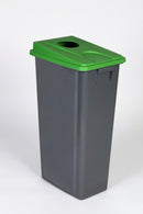 60–80 litre internal recycling bin polypropylene grey