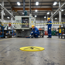 Slate Gray Premium Electrical Danger Floor Sign - Slip Resistant Safety Signage