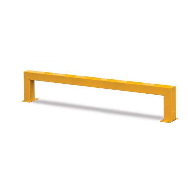 Beige Corner Low Level Protector Barrier - Yellow