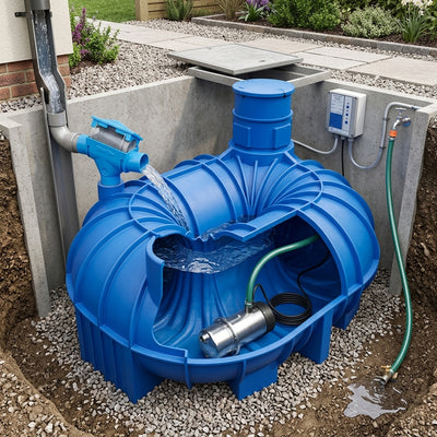6800L Underground Direct Pressure Rainwater Harvesting System