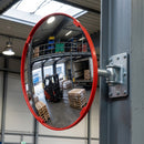 800mm diameter convex safety mirror polymir with adjustable bracket