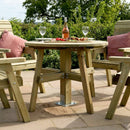 Round Dining Set - Outdoor Furniture