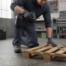 Dark Slate Gray Premium PU Knee Pads for Light-Duty Protection