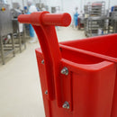 Handle assembly for 200 litre food-grade tapered truck