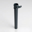 Aluminium Downpipe Length Eared Socket 63mm Dia x 3m — RAL 7016