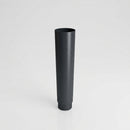 Aluminium Flush Joint Downpipe Sample — RAL 7016 / 76mmØ