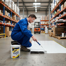 Rosy Brown Heavy Duty Industrial Floor Paint - 5L White Durable Solution