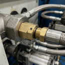 1/2" BSP Male x Female Brass Swivel – 350 Bar, 40 Lpm