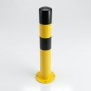 90 x 1200mm Heavy Duty Steel Bollard Yellow and Black (view 2)