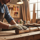 Dark Olive Green Premium Glass Paper Sanding Sheet 9x11” 120 Grit - Pack of 10