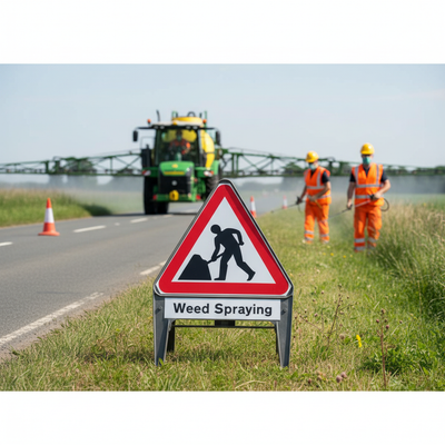 High-Performance Weed Spraying Supplementary Plate 750mm Q-Sign