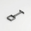 Adjustable Aluminium Pipe Clip 72×72mm – Flush Joint Downpipe — RAL 7037
