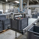 65L Euro Stacking Container, Perforated Ends, 600 × 400 × 325mm