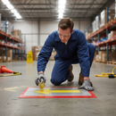 Slate Gray Premium Straight Arrow Stencil for Precision Design Projects