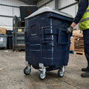 1280 litre wheeled bin — heavy-duty waste container
