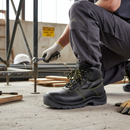Dark Slate Gray High-Performance Safety Work Boots with Ankle Protection and Comfort
