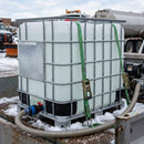 Liquid de-icer brine 1000 litre IBC with discharge valve