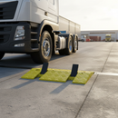 Dark Gray Heavy Duty Traffic Control Flow Plate for HGV and Cars
