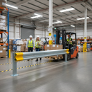 Light Slate Gray Premium Heavy Duty Barrier Beam 3mm Thick - Various Lengths for Secure Installation