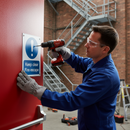 Dark Slate Gray Mandatory Fire Safety Door Signs - Keep Clear Fire Escape