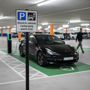 Dark Gray Premium Electric Vehicle Charging Point Sign Face - 400mm