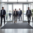 Light Slate Gray Premium Anti-Slip Entrance Matting for High-Traffic Areas