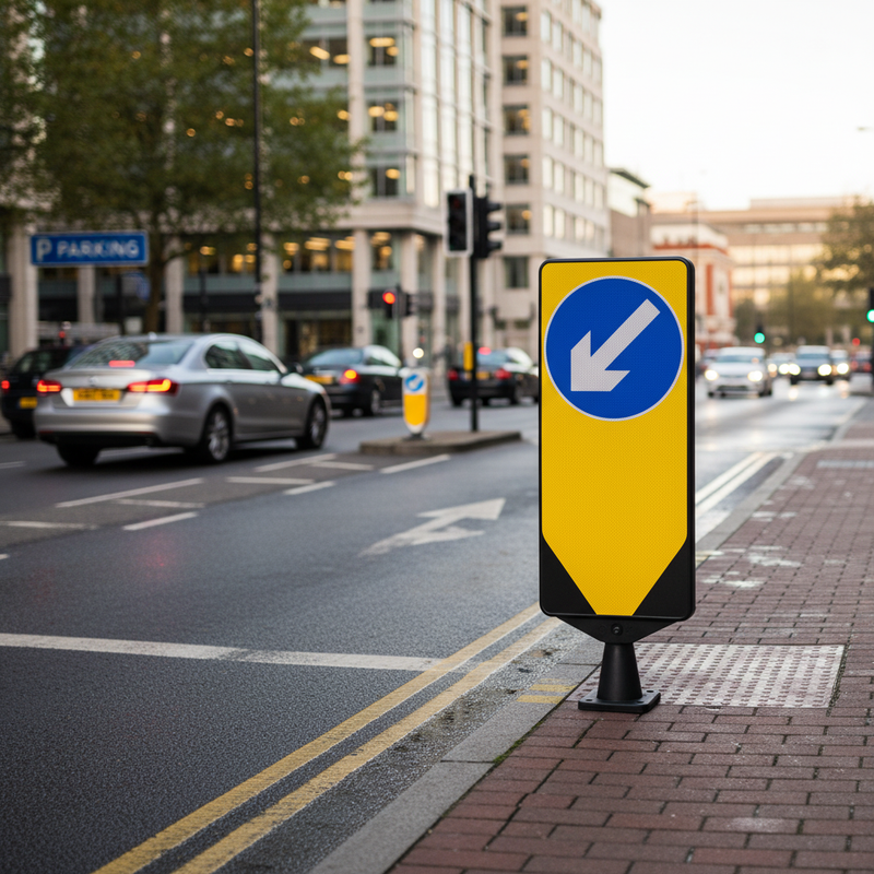 Dark Slate Gray Self Righting Traffic Bollard | Highly Durable & Impact Resistant
