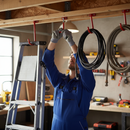 Heavy Duty Screw-In Garage Hooks Set – Versatile 8 Pack for Ceiling, Ladder & Tool Storage with 160 lb Capacity