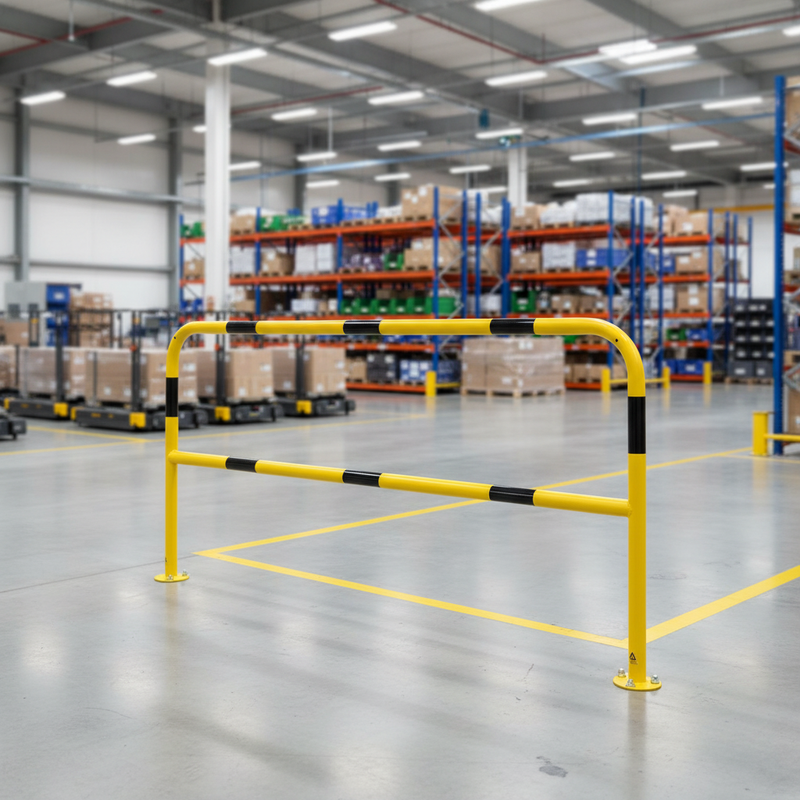 Gray Premium High Visibility Perimeter Hoop Barrier for Safety